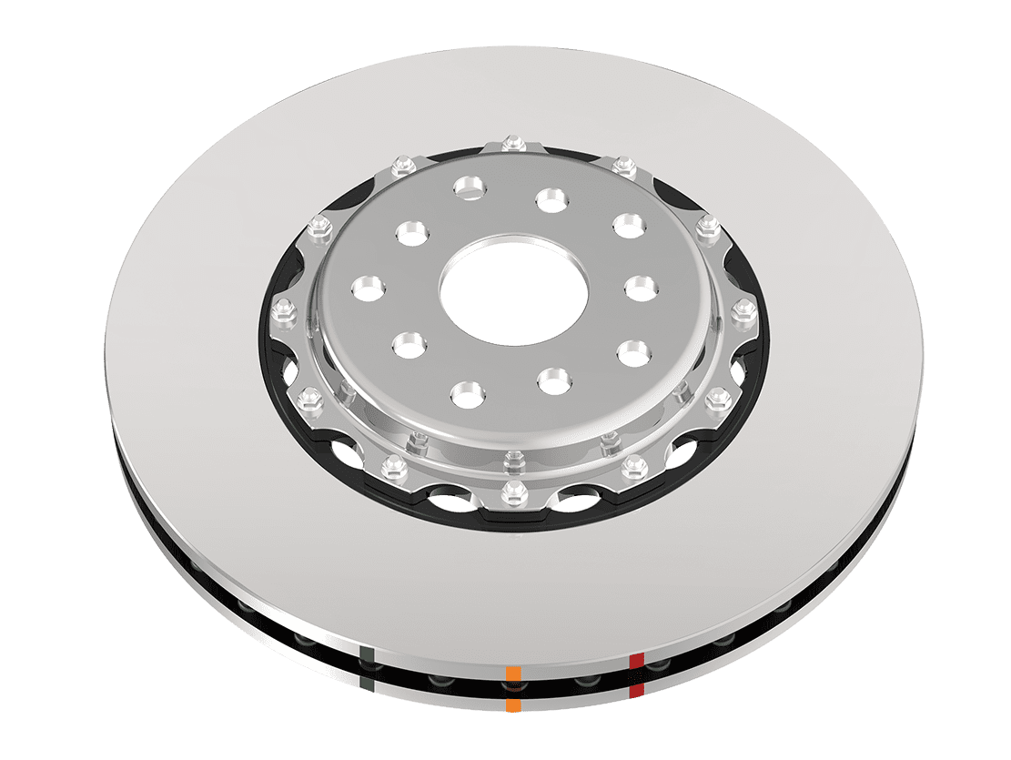 DBA (Disc Brakes Australia) 5000 series - Crossed Drilled & Dimpled Black Hat-17 - DBA53940BLKXD