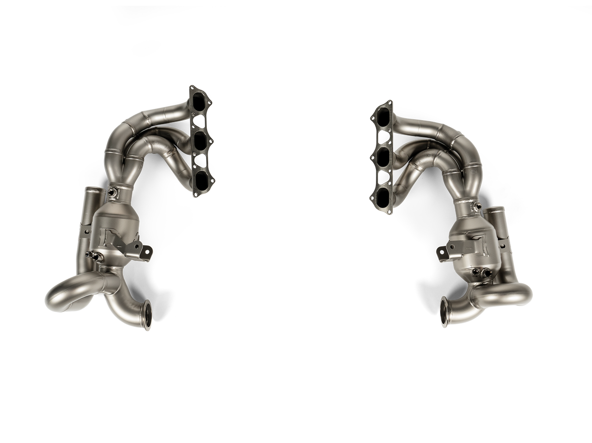 Akrapovic Evolution Header Set (Titanium) - Porsche 911 GT3 / GT3 Touring (992.2) / 911 GT3 RS / S/T (992) - E-PO/T/9 - official Akrapovic product image 1