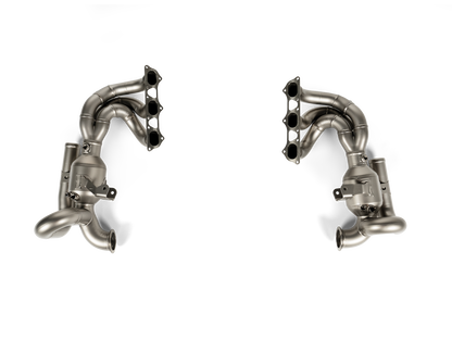 Akrapovic Evolution Header Set (Titanium) - Porsche 911 GT3 / GT3 Touring (992.2) / 911 GT3 RS / S/T (992) - E-PO/T/9 - official Akrapovic product image 1