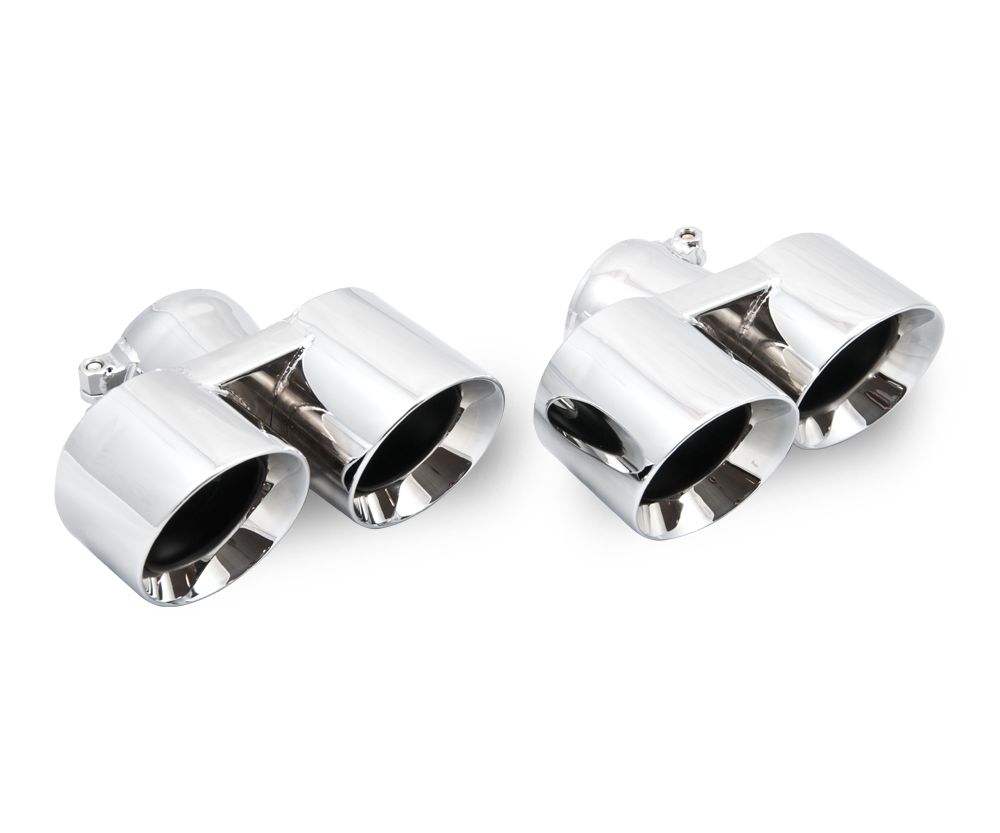 Topgear Porsche 911 997.2 Turbo Twin Exhaust Tailpipes – 103018 product image 2