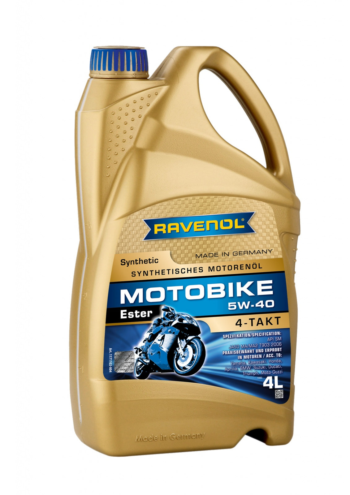 RAVENOL Motobike 4-T Ester 5W-40 Engine Oil-2