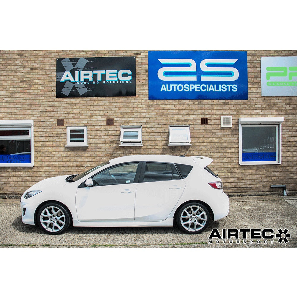 AIRTEC Motorsport Front Mount Intercooler Upgrade for Mk2 Mazda 3 MPS - Performance Blue, Plain - NO LOGO, Pro-Series Black - ATINTMAZ02-411617