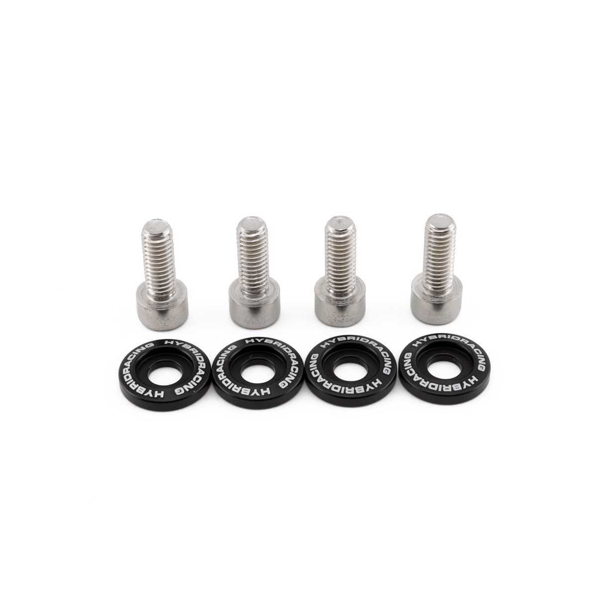 Hybrid Racing M6x1.0 Accessory Hardware Kit  - Black - Hybrid Racing