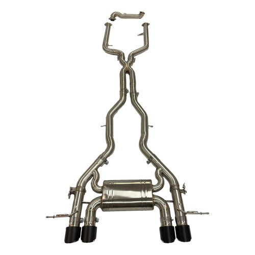 Topgear BMW M2 G87 OEM Valved Exhaust System with Carbon Tailpipes – 201252 product image