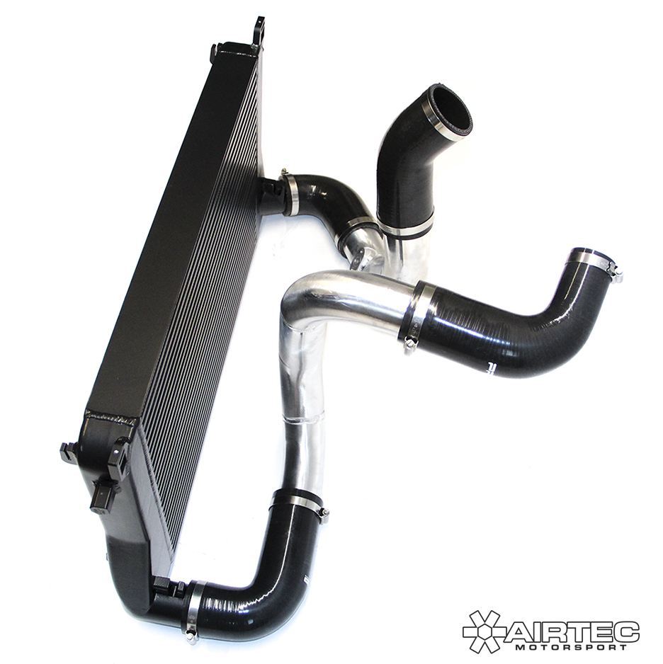 AIRTEC Motorsport EA888 MQB Platform Intercooler and Big Boost Pipe Package - Performance Blue, Blue AIRTEC Logo, Pro-Series Black ONLY - ATINTVAG32-418116