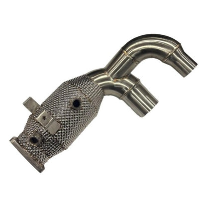 Topgear Porsche 911 991.2 Carrera Catted Downpipes with Heat Shield – 223642 product image 2