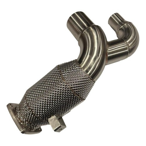 Topgear Porsche 911 991.2 Carrera Catted Downpipes with Heat Shield – 223642 product image 3