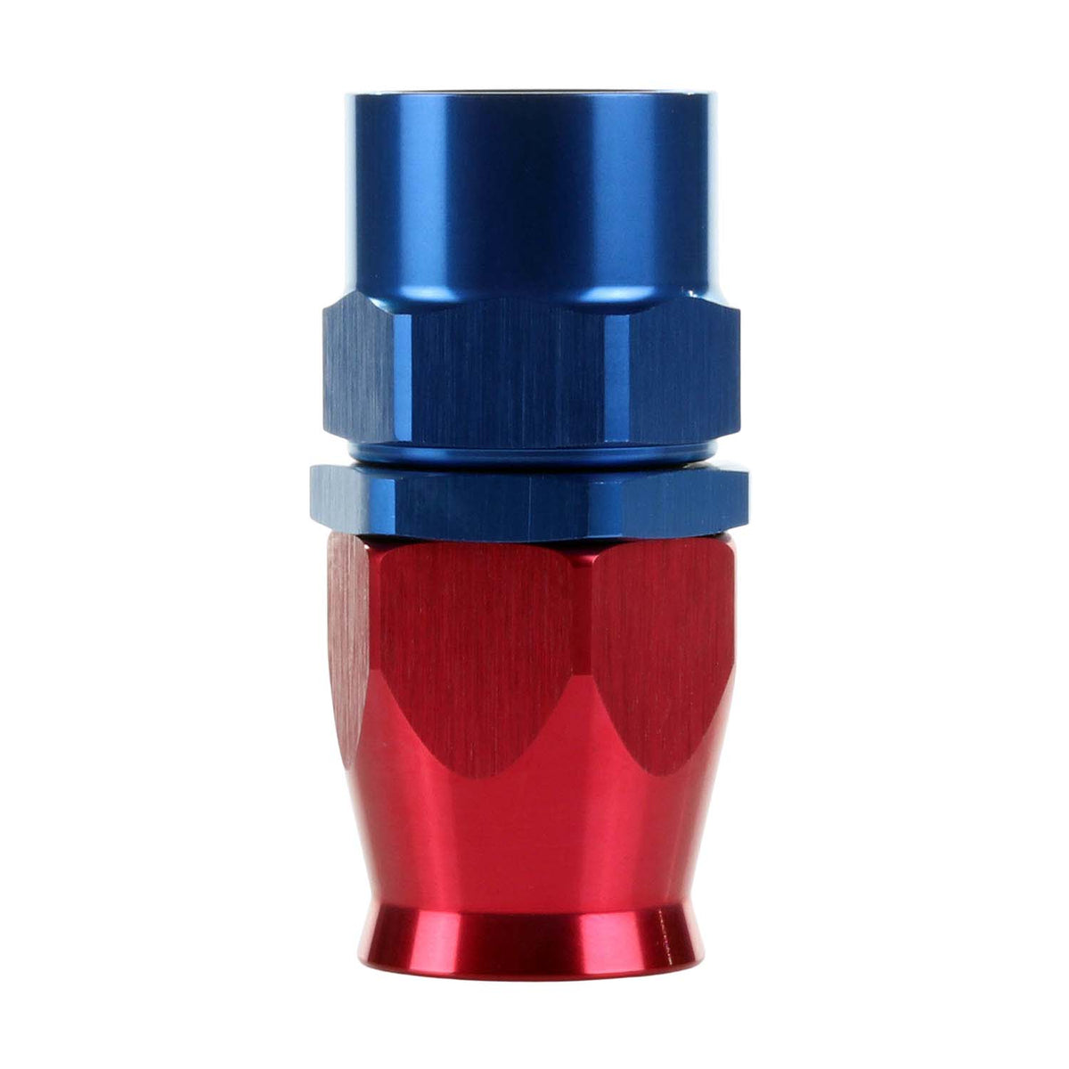 Exoracing AN PTFE Full Flow Hose End – AN04 / Straight / Red and Blue