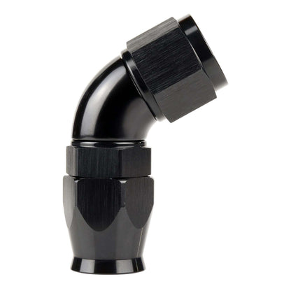 Exoracing AN PTFE Full Flow Hose End – AN08 / 60 Degree / Black
