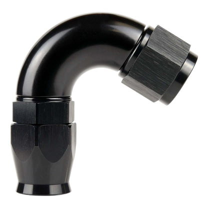 Exoracing AN PTFE Full Flow Hose End – AN12 / 120 Degree / Black