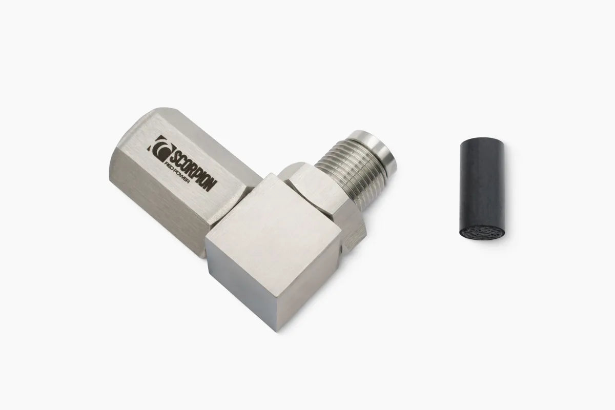 M18 Lambda Catalyst — 90 Degree (Right Angled)