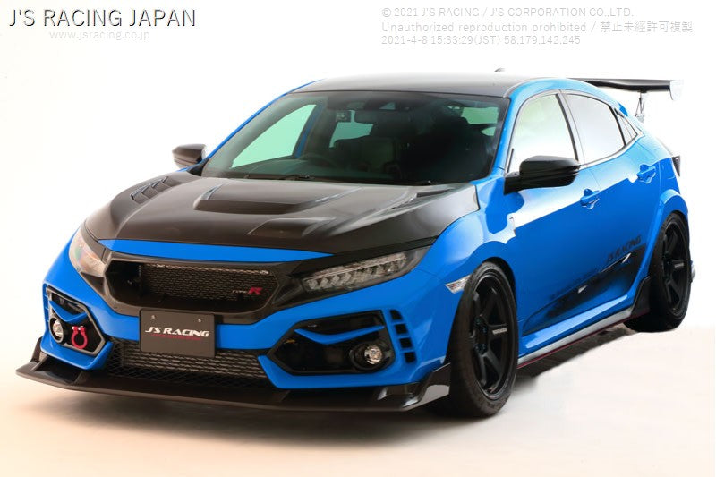 J's Racing Front Wide Fender Honda Civic EG6 - JS-JSWF-H3