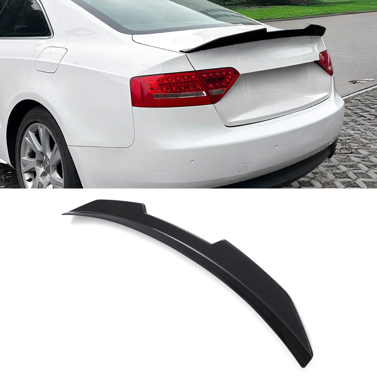 Gravity Performance Rear Spoiler Lip Gloss Black – Audi A5 8T Coupe 07-16