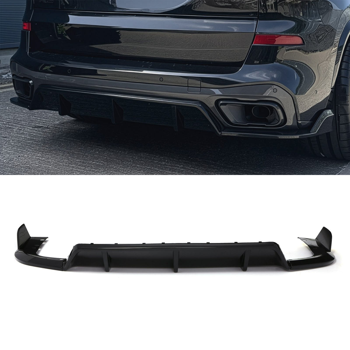 Gravity Performance Rear Diffuser & Spats Gloss Black - BMW X5 G05 2019+