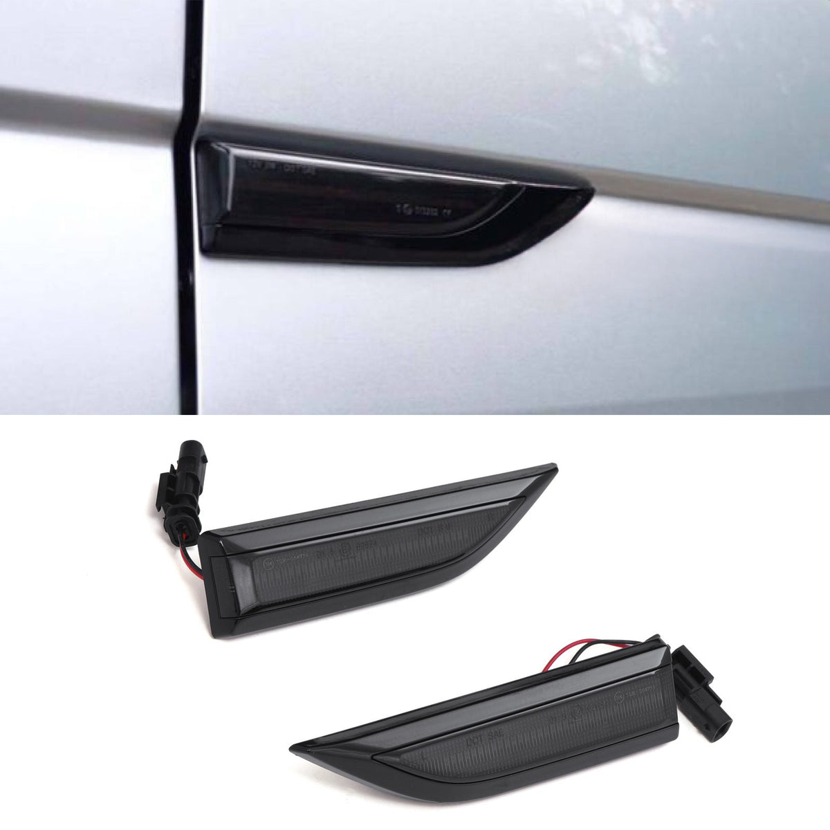 Gravity Performance Dynamic LED Side Indicator Lamps - Volkswagen Transporter T6 16-19