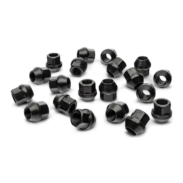 Apex M14 BMW 5 Lug Hex Head Stud and Nut Kit - 90mm / Black