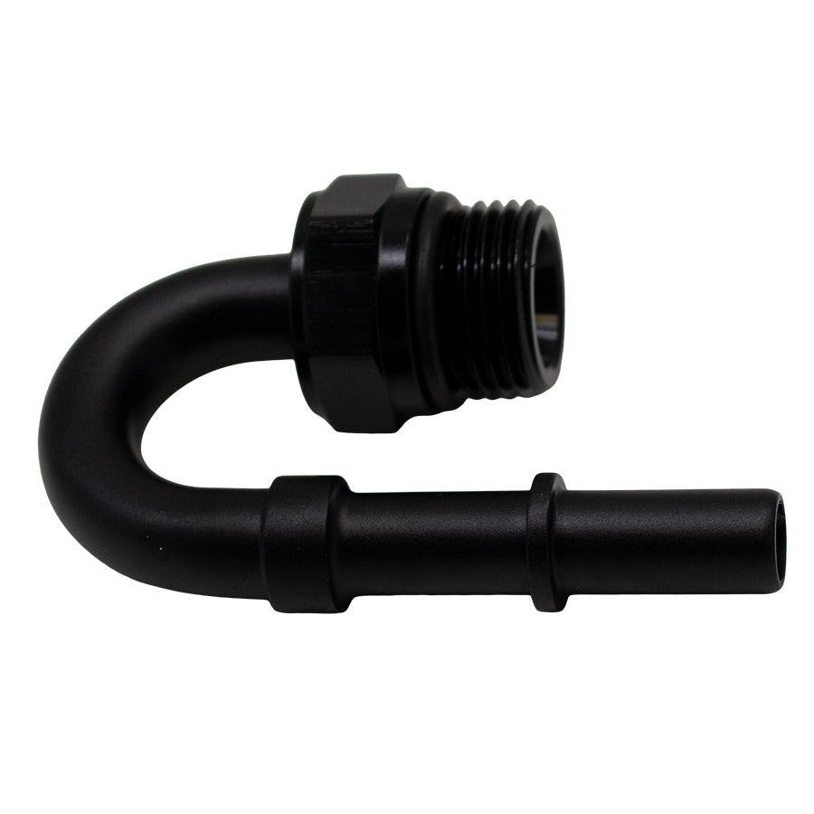DeatschWerks - DW 180Â° 8AN ORB to 3/8 in EFI Quick Connect Adapter