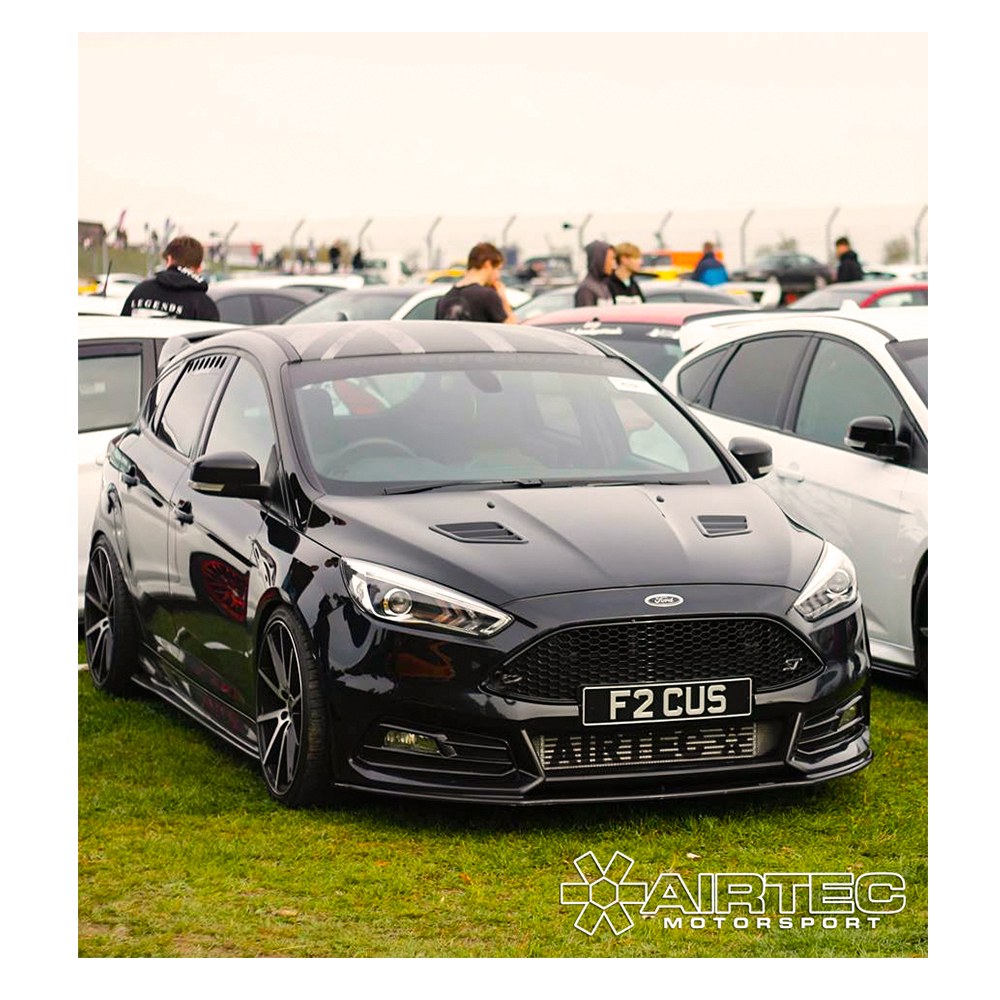 AIRTEC Motorsport Intercooler Upgrade for Mk3 Focus ST-D - Green AIRTEC Logo, Pro-Series Black ONLY - ATINTFO43-410026