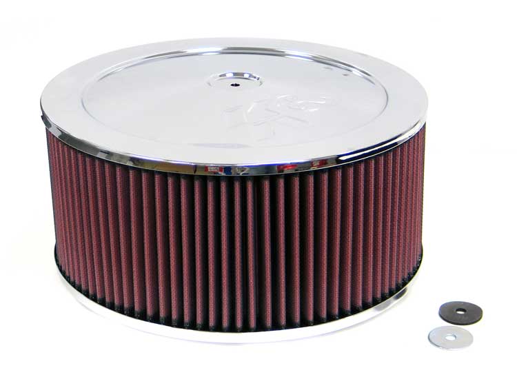 K&N Round Air Filter Assembly-12