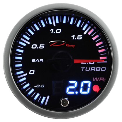DEPO Racing 60mm Oil Pressure Gauge - WA6027B-BAR