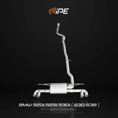 IPE BMW G30/G38 B48 2016 - Current Cat Back System Non-OPF Version and OPF Version – 700094 product image 2