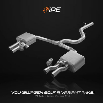 IPE Volkswagen Golf R MK8 Variant 2021 - Current Cat Back System – 700559 product image 2
