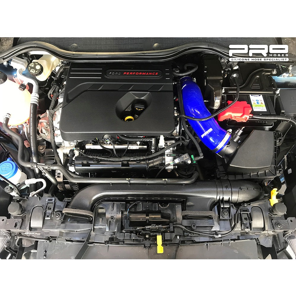 Airtec Motorsport Pro Hoses Induction Hose Upgrade for Fiesta Mk8 ST200 - Bright Yellow, WITH Stainless Clips - PH/INDFO22-100919