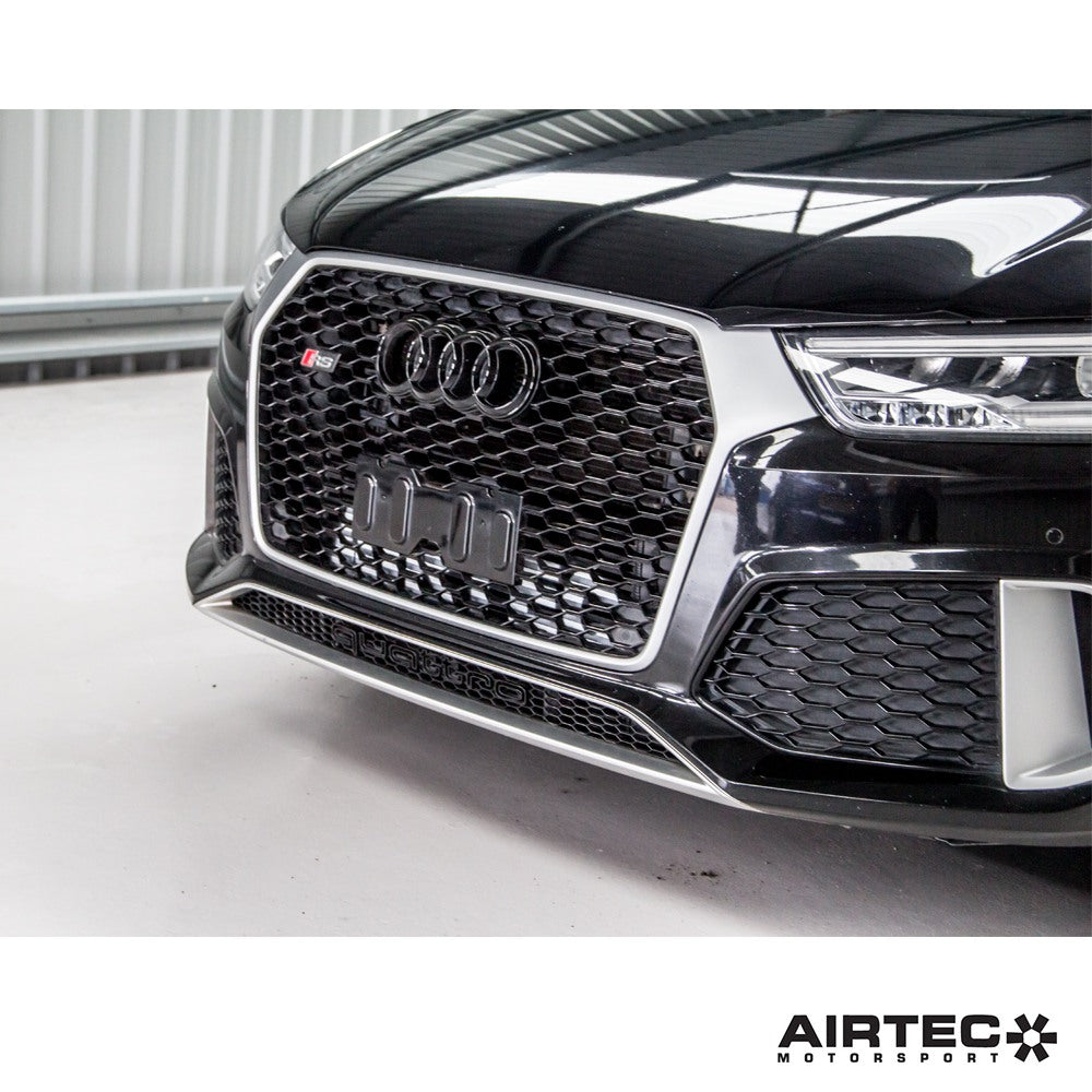 AIRTEC Motorsport Intercooler Upgrade for Audi RSQ3 8U - White AIRTEC Logo - ATINTVAG37-422219