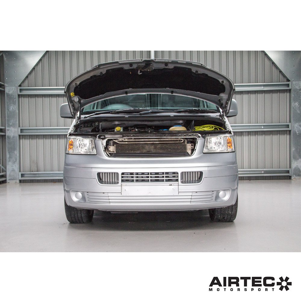 AIRTEC Motorsport Intercooler Upgrade for VW Transporter T5 / T6 - White AIRTEC Logo - ATINTVAG40-422259