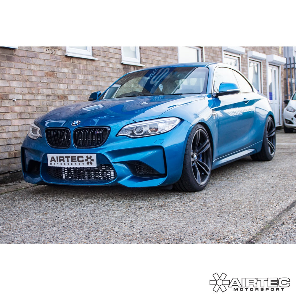 AIRTEC Motorsport Intercooler Upgrade for BMW N55 - White AIRTEC Logo - ATINTBMW4-421689