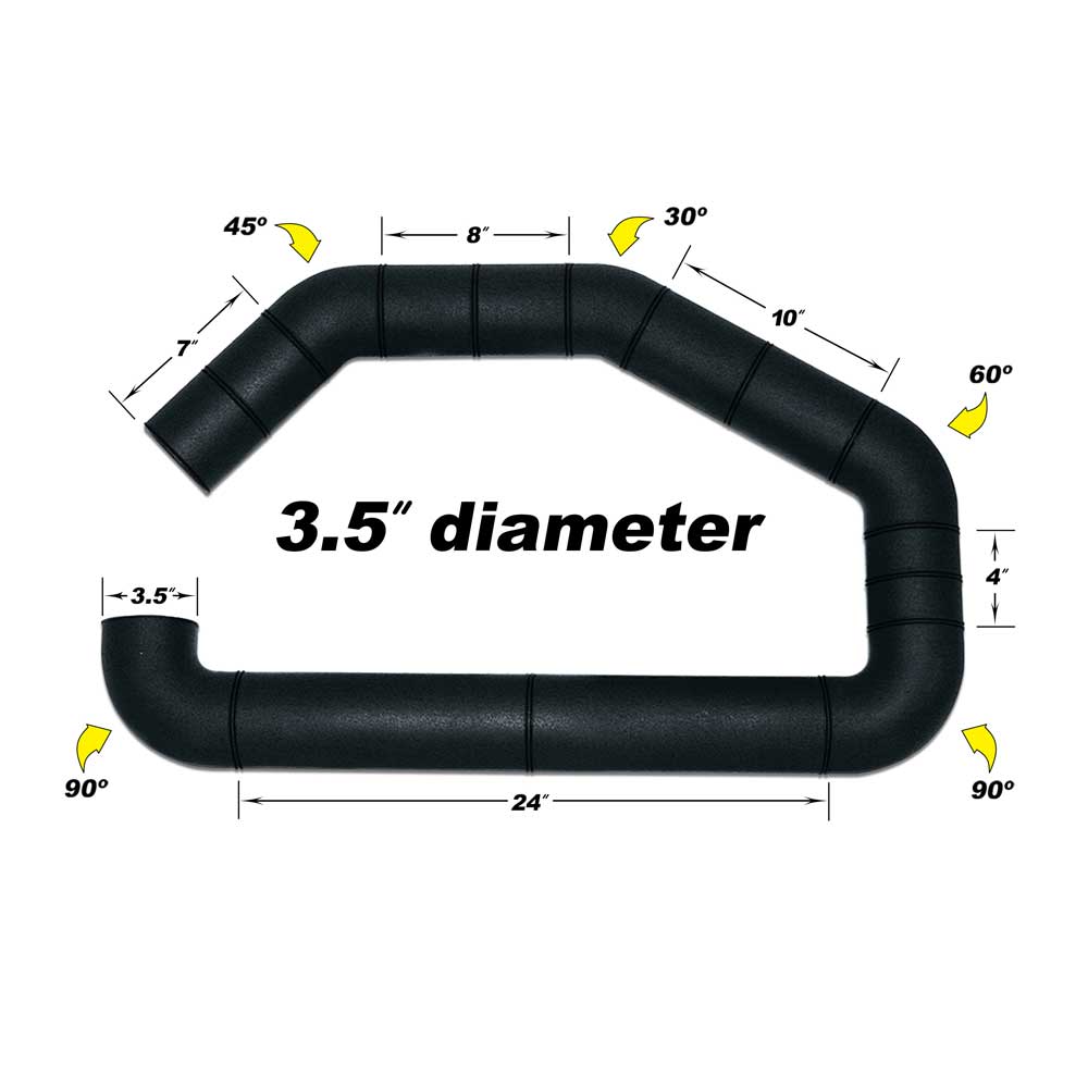 Airaid Universal Tube - AIR-100-350