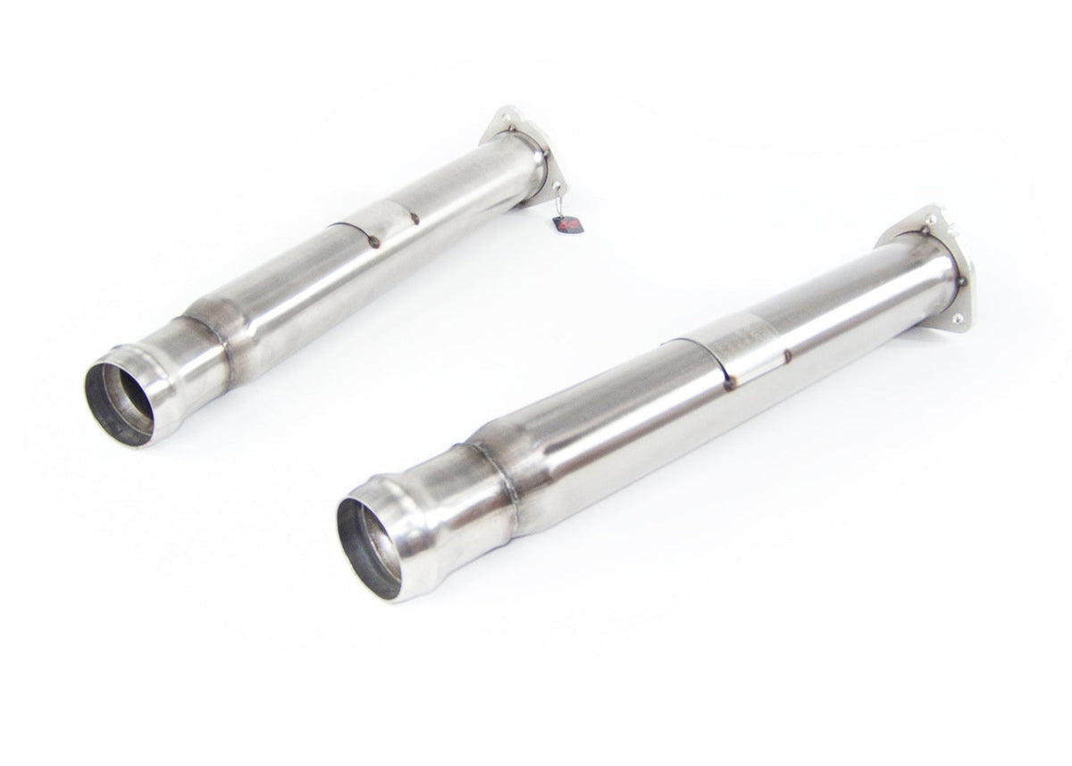 QuickSilver Aston Martin DB9 Secondary Catalyst Replacement Pipes (2004-16) – AS307S