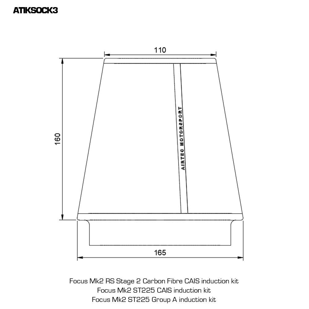 AIRTEC Motorsport Filter Sock - ATIKSOCK1 - image 18