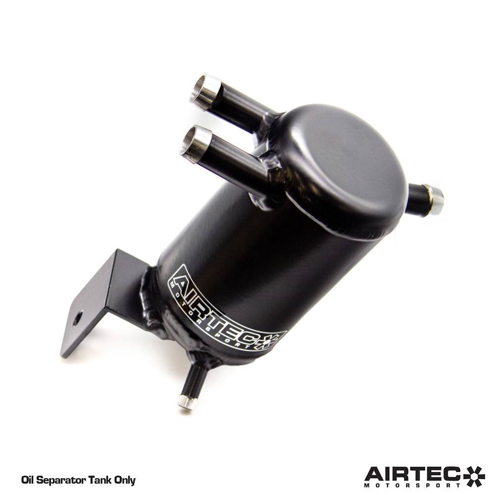 AIRTEC Motorsport Cosworth Group A Oil Separator & Catch Tank - BOTH TANKS, Satin Silver, WITHOUT Fitting Kit - ATMSFO27-200129