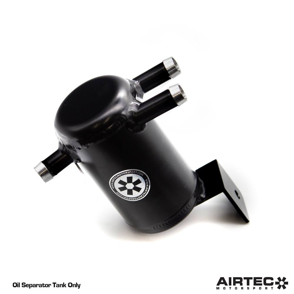 AIRTEC Motorsport Cosworth Group A Oil Separator & Catch Tank - BOTH TANKS, Satin Silver, WITHOUT Fitting Kit - ATMSFO27-200129