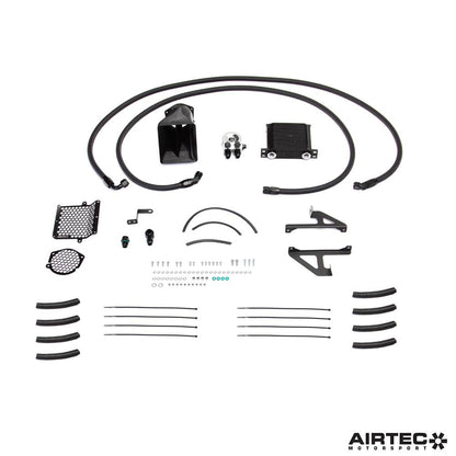 Airtec Motorsport Pro Hoses Secondary Induction Hose for 1.0 EcoBoost (Front Turbo) - Bright Yellow, WITH Stainless Clips