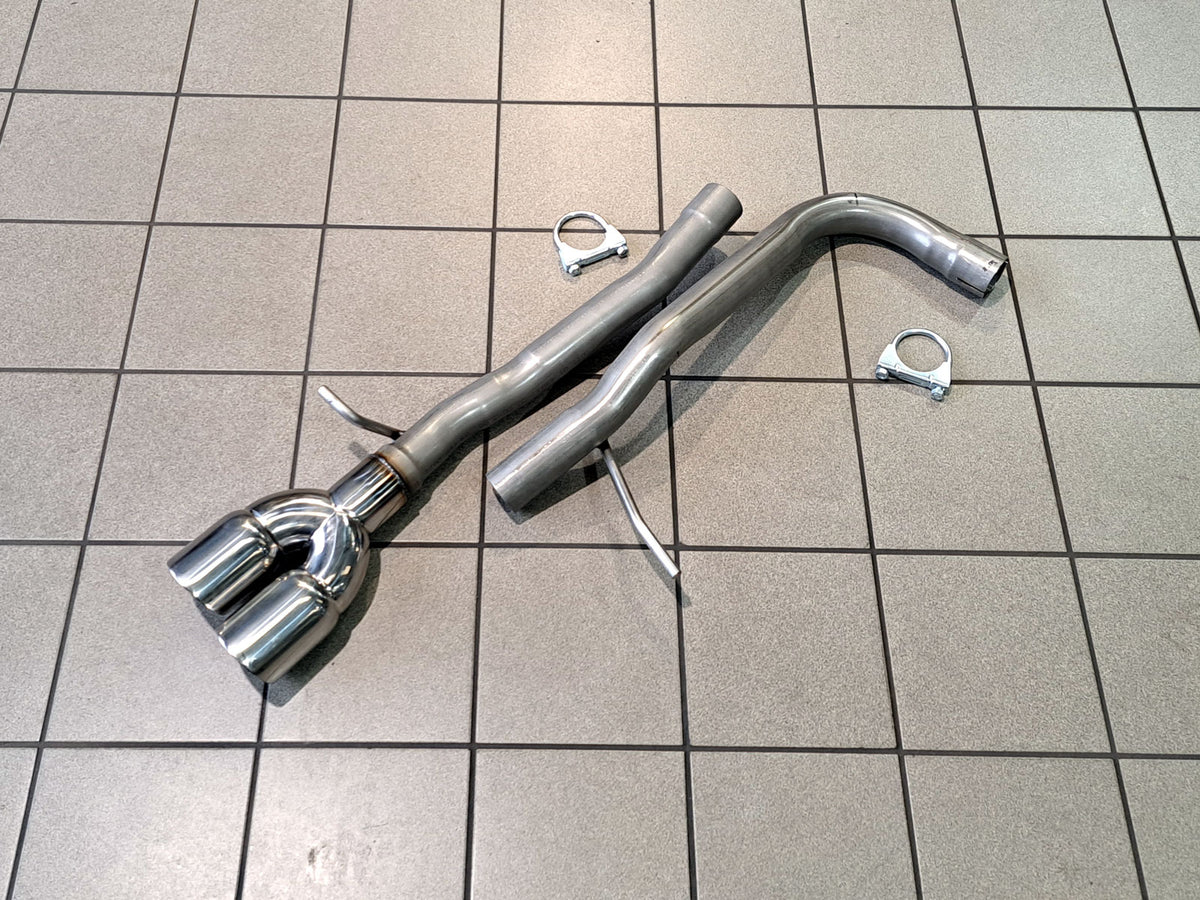 Audi A1 1.4 TFSi 140 150bhp Rear silencer delete 4