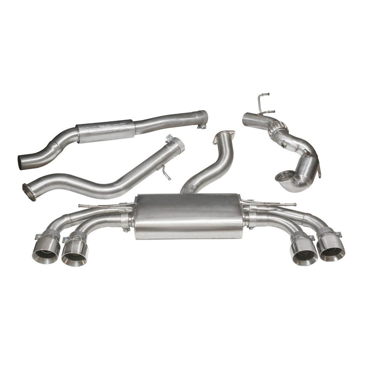 Cobra Exhausts Audi TTS (Mk3) 2.0 TFSI Turbo Back Performance Exhaust-10
