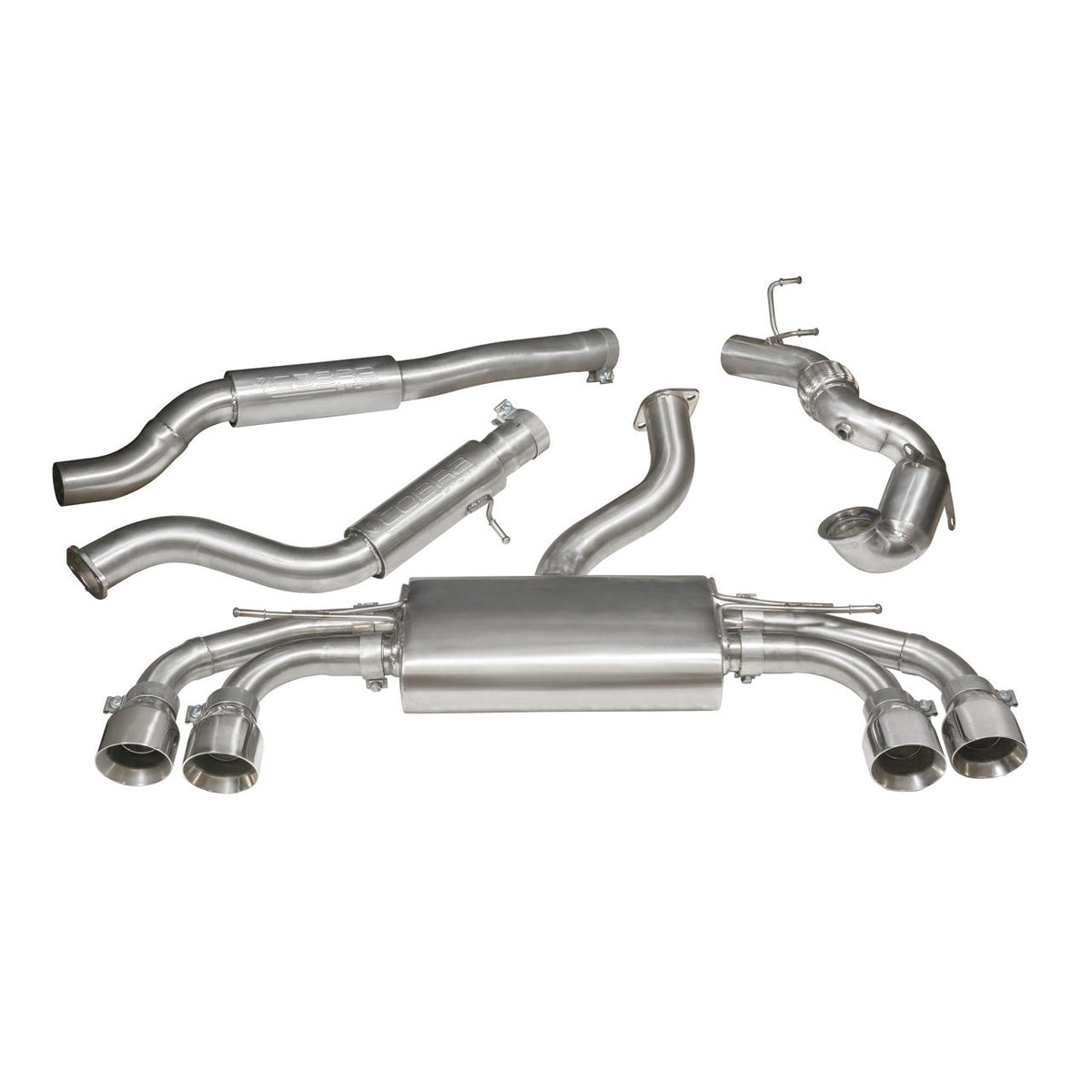 Cobra Exhausts Audi TTS (Mk3) 2.0 TFSI Turbo Back Performance Exhaust-9