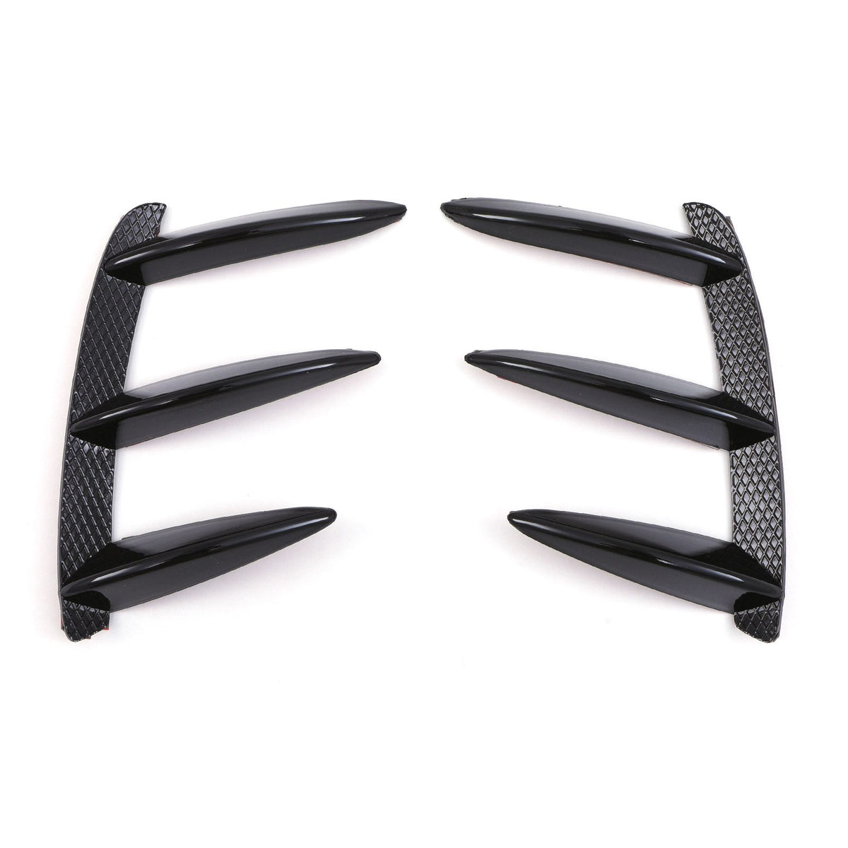 Gravity Performance Rear Bumper Canards Gloss Black - Mercedes Benz A Class W176 13-18