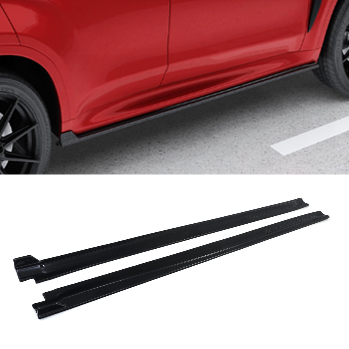 Gravity Performance M Performance Side Skirts Gloss Black - BMW X6 F16 14-19