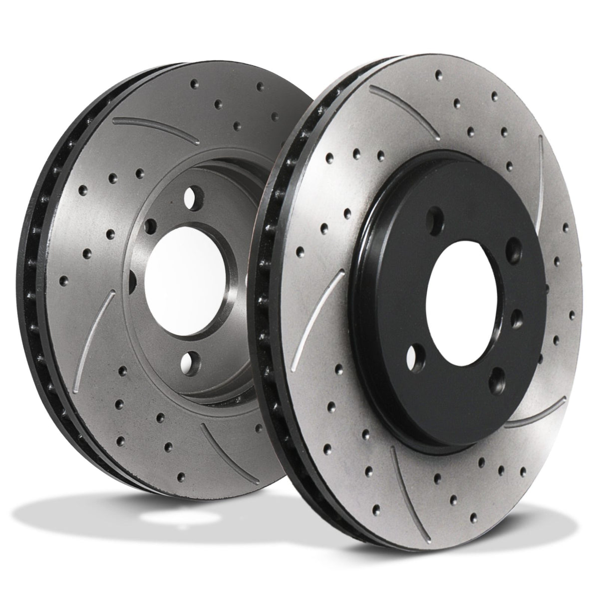 Gravity Performance Front Drilled Grooved 260mm Brake Discs - BMW 3 Series E30 E36 320 323 325 82+