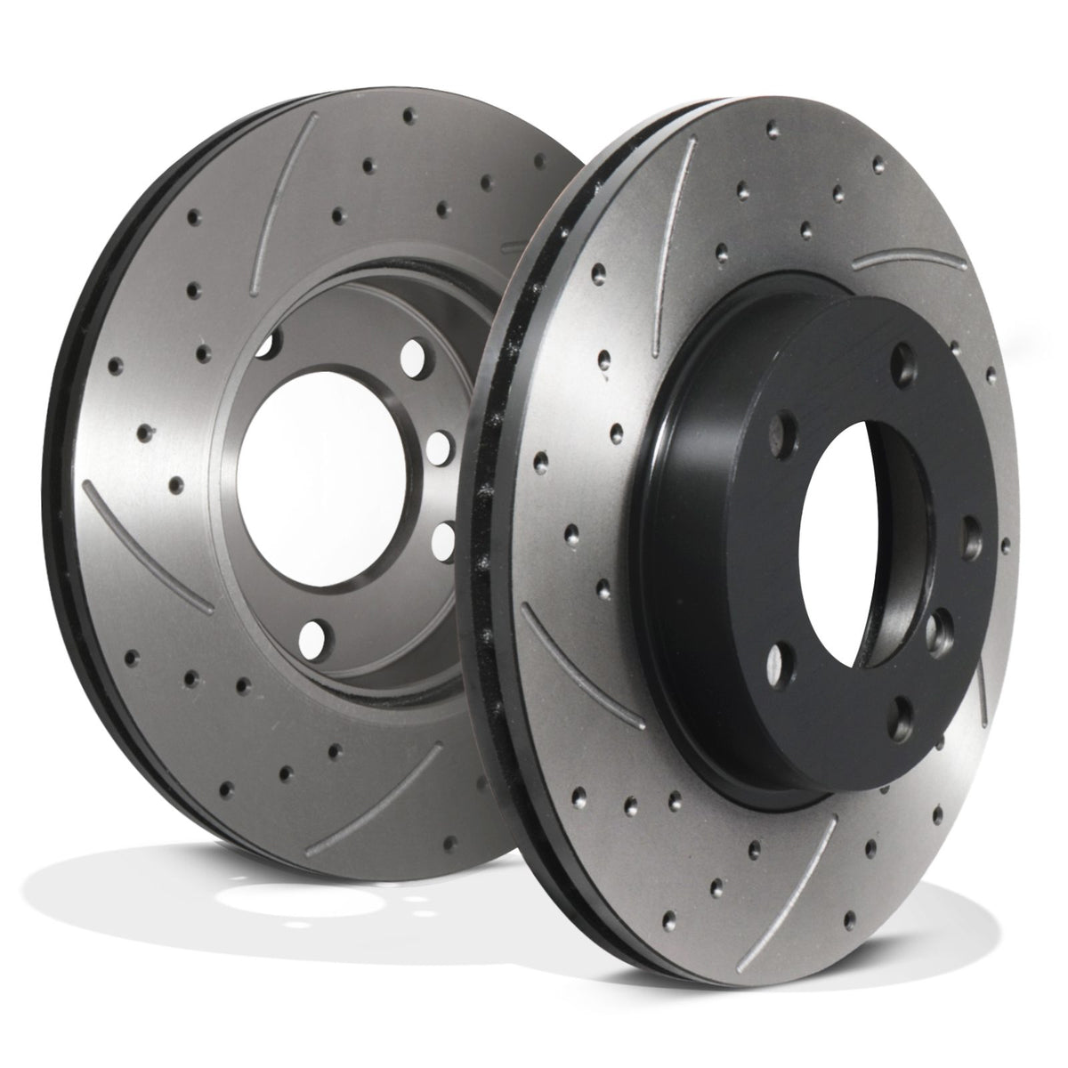 Gravity Performance Front Drilled Grooved 286mm Brake Discs - BMW E36 E46 Z3 E85 323 328 320D