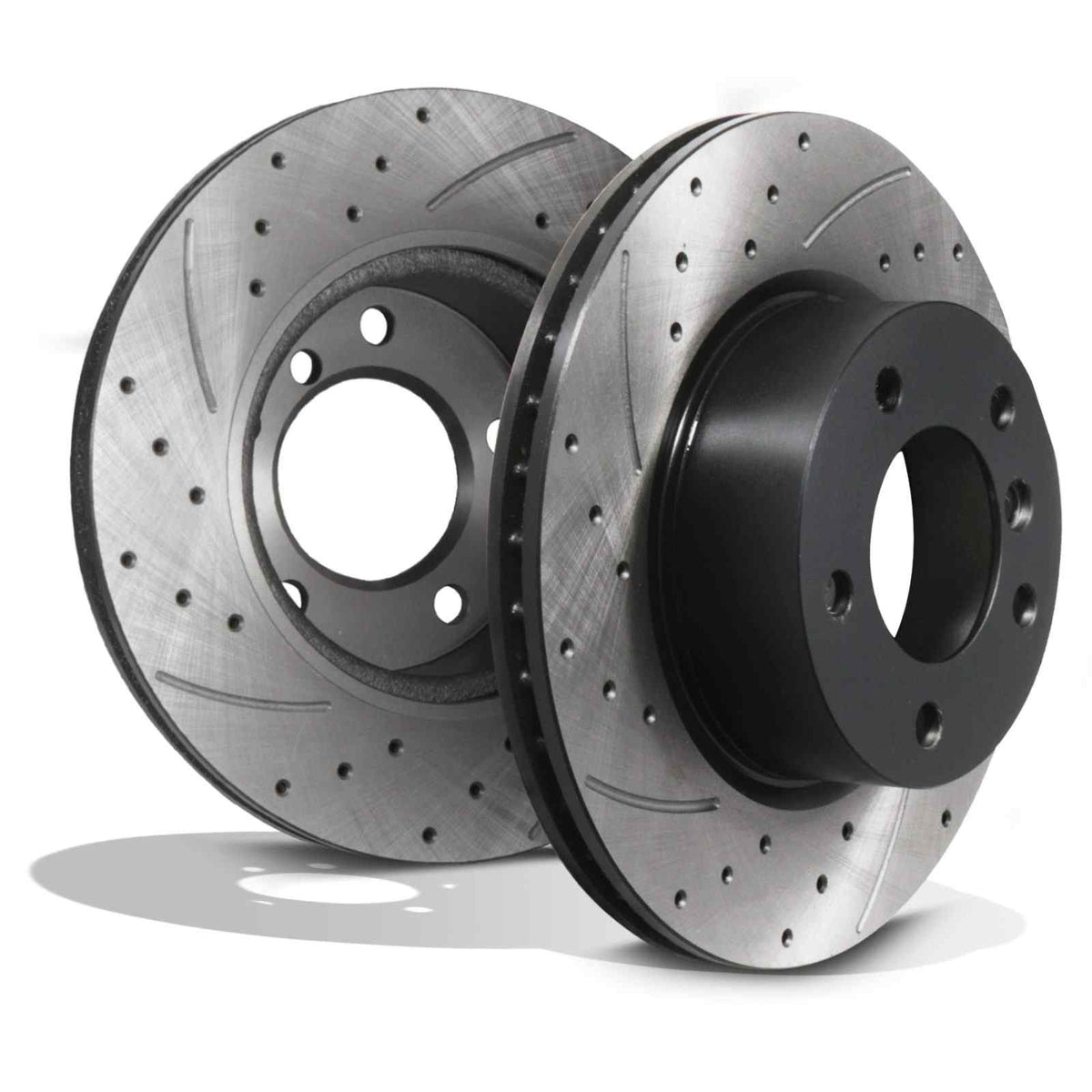 Gravity Performance Front Drilled Grooved 292mm Brake Discs - BMW 1 Series E81 E82 E87 E88 04-11