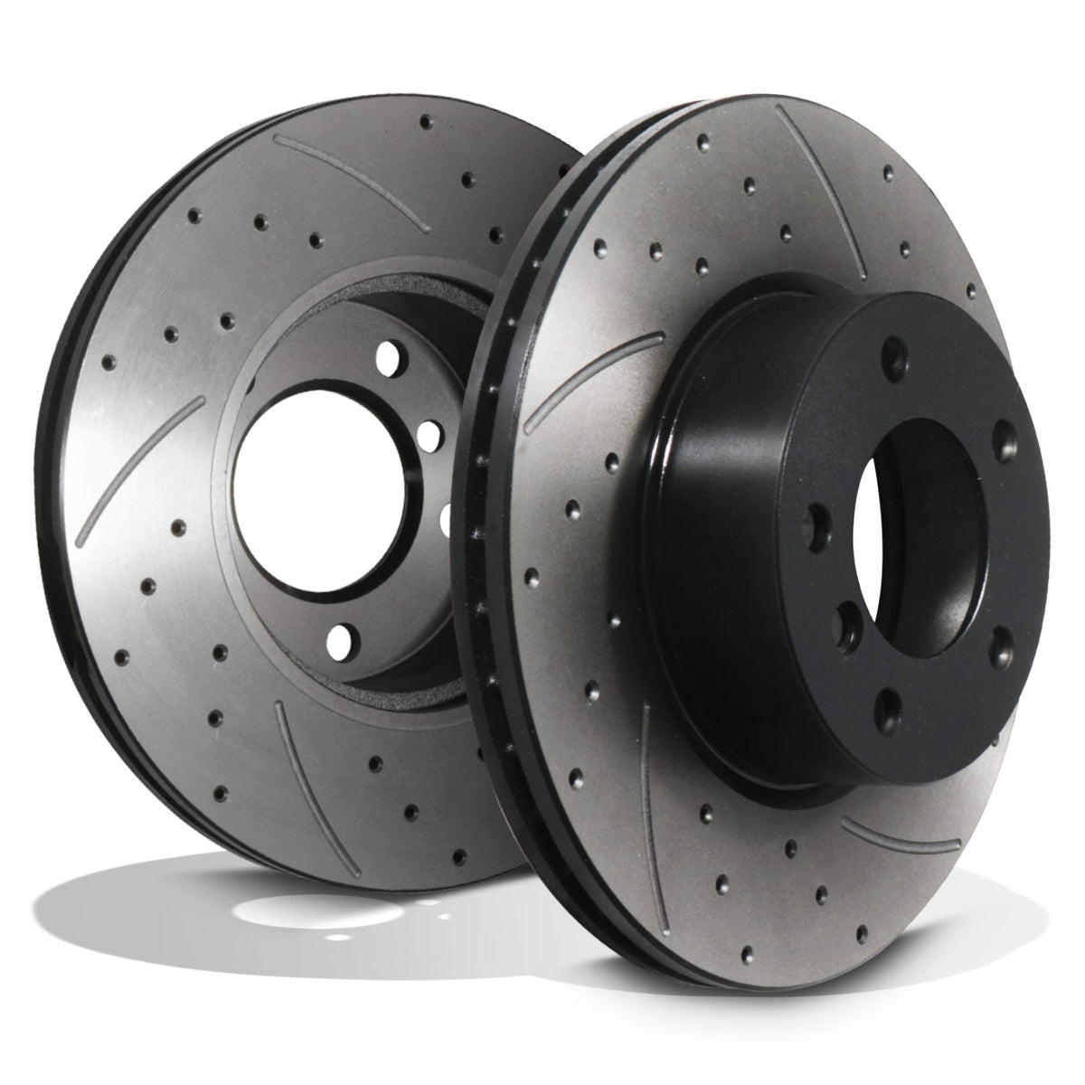 Gravity Performance Front Drilled Grooved 300mm Brake Discs - BMW 3 Series E90 E91 E92 E93 320I 325I