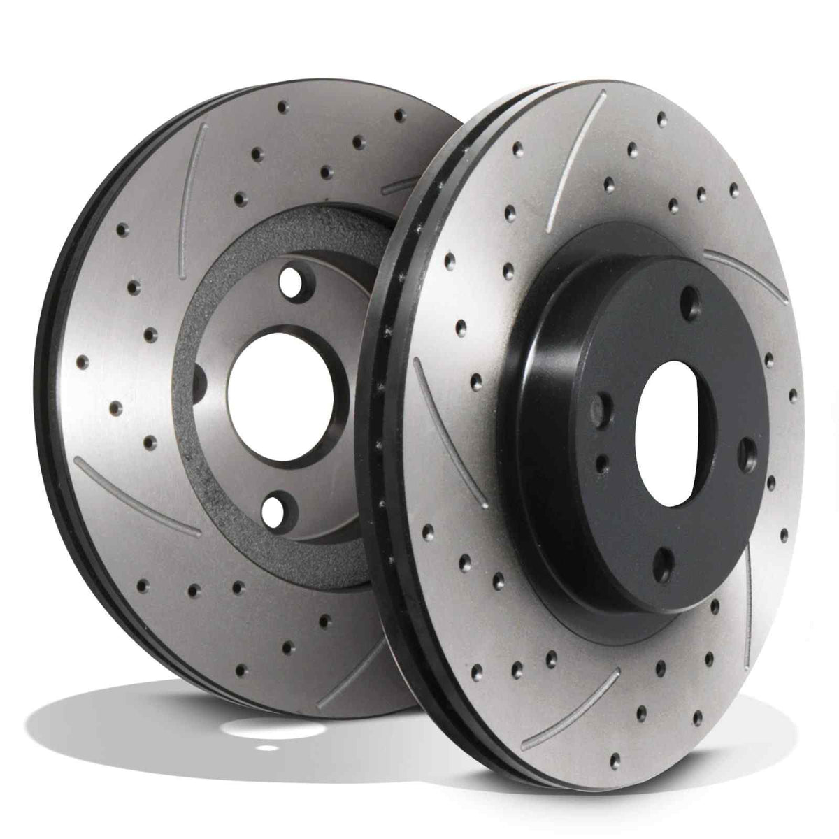 Gravity Performance Front Drilled Grooved 270mm Brake Discs - Mazda MX-5 MK2 MK2.5 NB 1.6 1.8 98-05