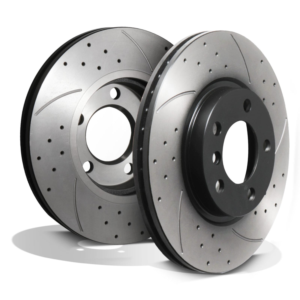 Gravity Performance Front Performance Drilled Grooved 307mm Brake Discs - Mini R61 Paceman S Jcw