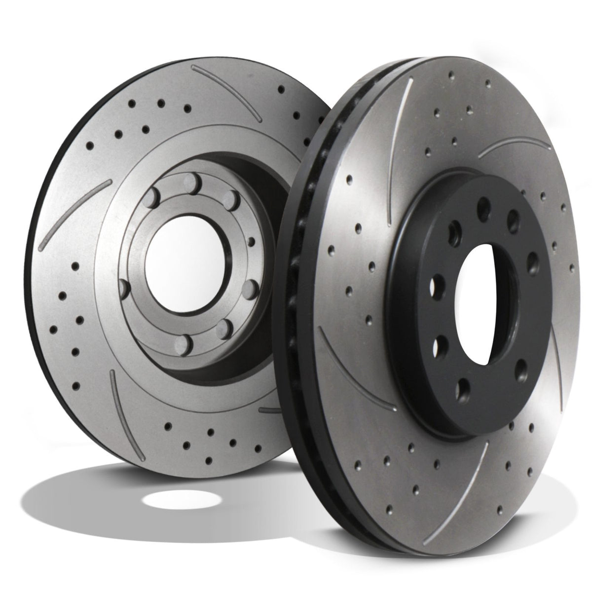 Gravity Performance Front Drilled Grooved 288mm Brake Discs - Lotus Elise S2 1.8 2000-2005