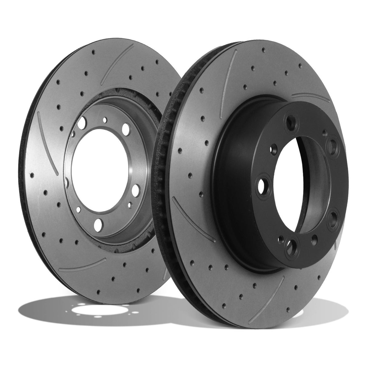 Gravity Performance Front Drilled Grooved 298mm Brake Discs - Porsche Boxster 986 2.5 2.7 96+04
