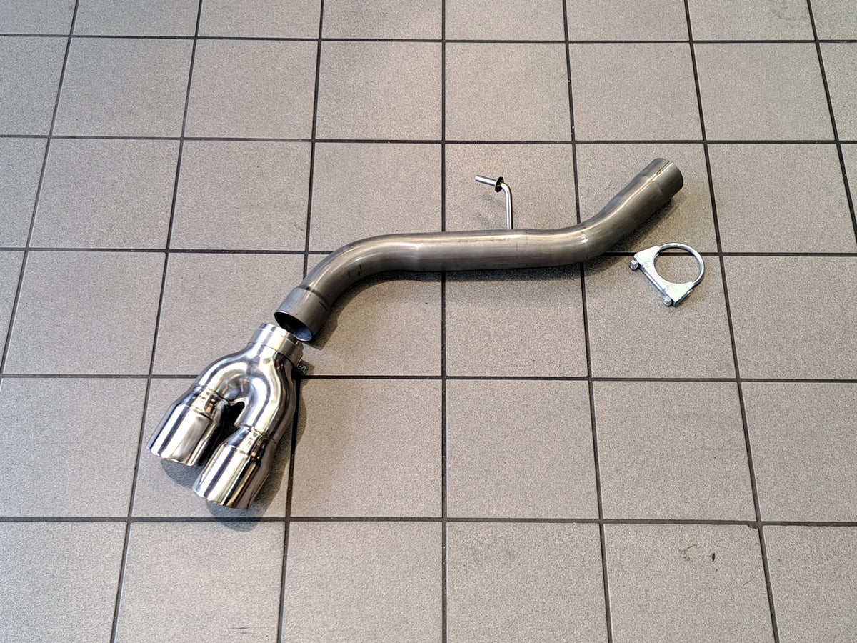 BMW 118d E82 E88 Rear silencer delete 1